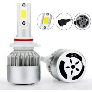 1 Par Lampada Led Automotiva H3 Xenon 7200 Lumens
