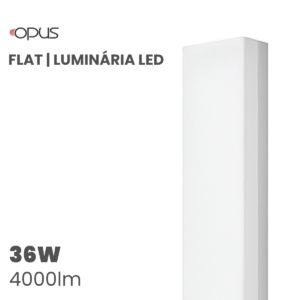 Luminária Flat Sobrepor Opus 36w 4000k