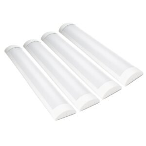 Kit4 Luminária Led Sobrepor Linear Slim 18w Branco Frio 60cm